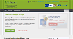 Desktop Screenshot of biosynergy.com